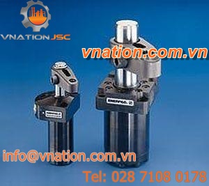 hydraulic clamp / swing / low-profile / flanged