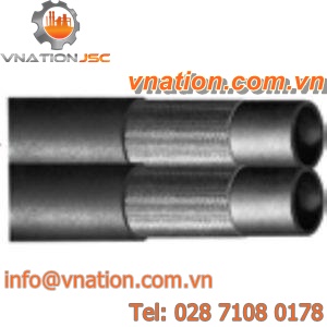 hydraulic hose / discharge / for hydraulic systems / synthetic rubber