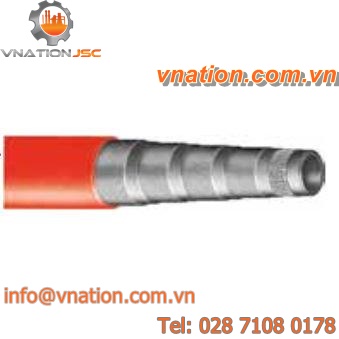 hydraulic hose / for mineral oil / for drilling / synthetic rubber