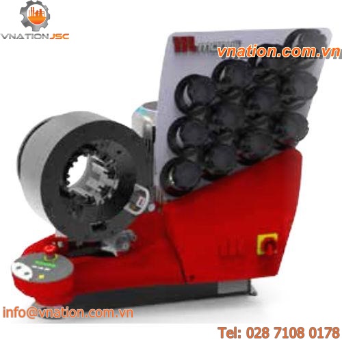 hose crimping machine / automatic / hydraulic / compact