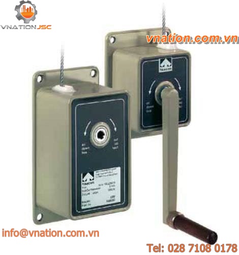 manual winch / worm gear / compact