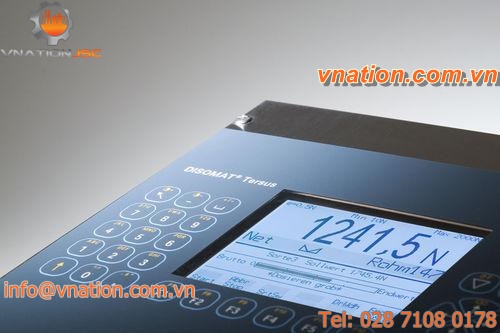 weighing terminal with LCD graphic display