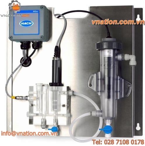 chlorine analyzer / pH / in-line