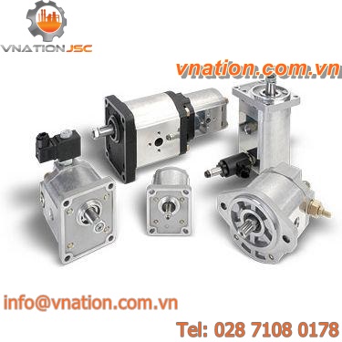 gear hydraulic motor / aluminum / variable-displacement