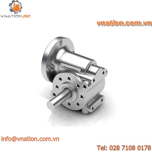 worm gear reducer / orthogonal / for shafts