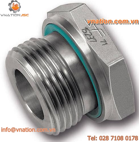 reducing bushing / threaded / stainless steel