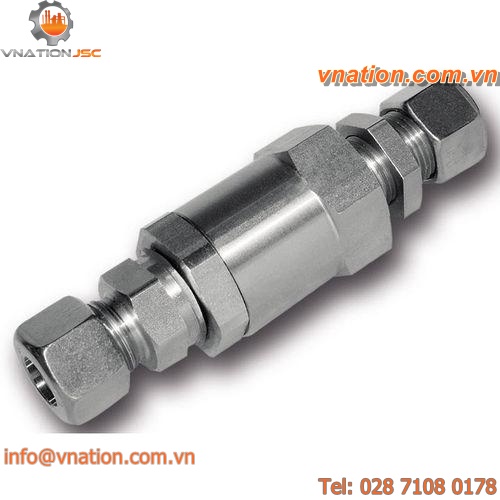 rotary fitting / bulkhead / cutting ring / straight