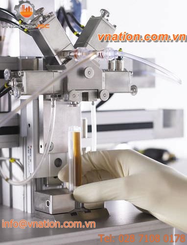 chlorine dosing dispenser / syringe / single-component