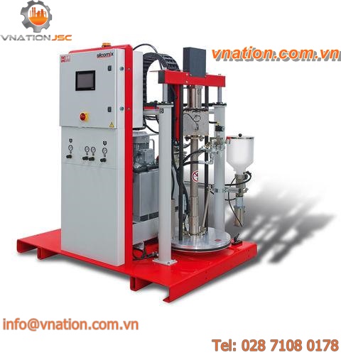 silicone resin-based mixer-dispenser / multi-component