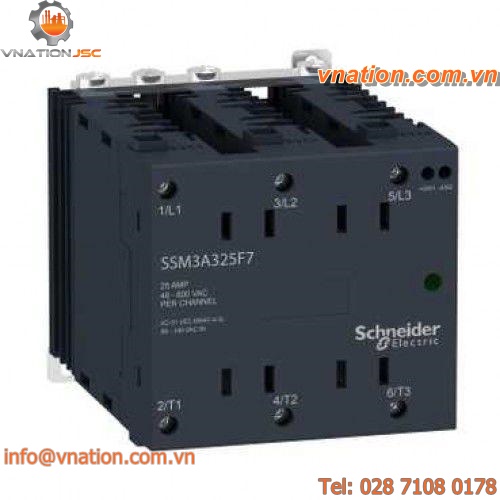 panel-mount solid state relay / three-phase / power