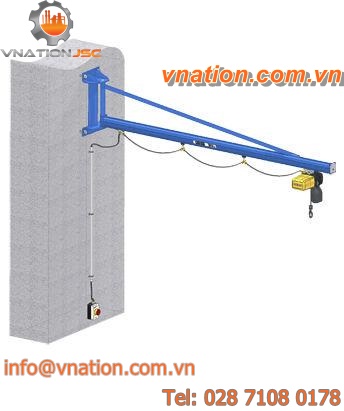 wall-mounted jib crane / industrial