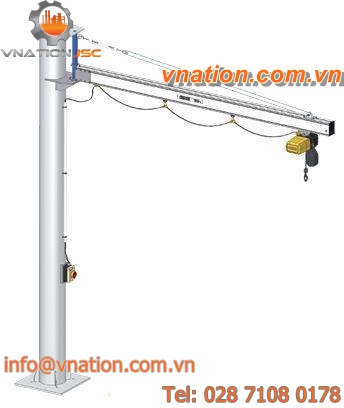 pillar jib crane / aluminum