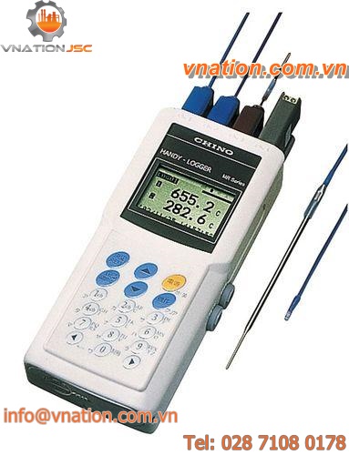 temperature data-logger / programmable / RS-232C / portable