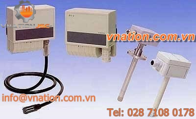 relative humidity transmitter / resistance / duct-mount / with temperature measurement