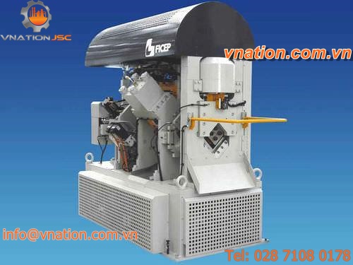 marking, punching, drilling, shearing line / for angle profiles / for flat profiles