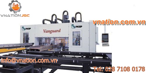 CNC drilling line / 3-spindle / beam