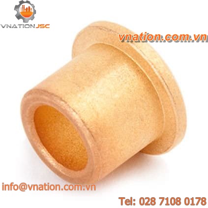 radial plain bearing / bronze / self-lubricated