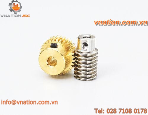 worm gear / spiral / wheel / anti-backlash