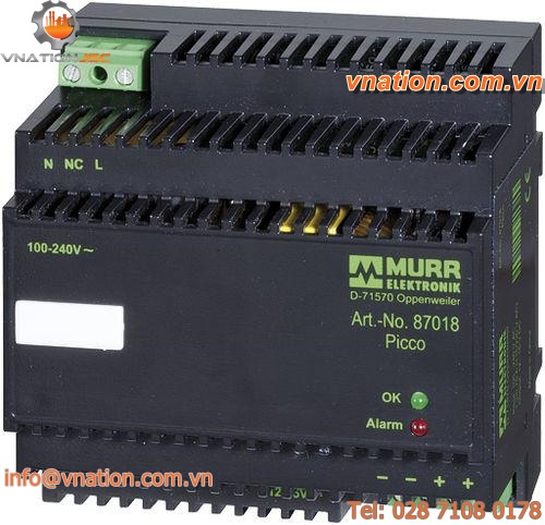 AC/DC power supply / DIN rail / single-phase / switching