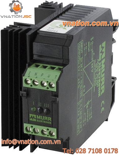 DC/DC power supply / regulated / DIN rail / with overcurrent protection