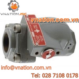 poppet check valve / for gas / stainless steel / in-line