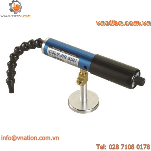 cooling nozzle / compressed air / for machine tools / flexible