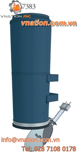 cyclone separator / particle / for gas collection / vacuum