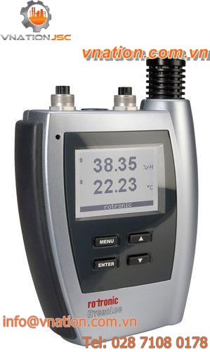 temperature data-logger / relative humidity / dew-point / programmable