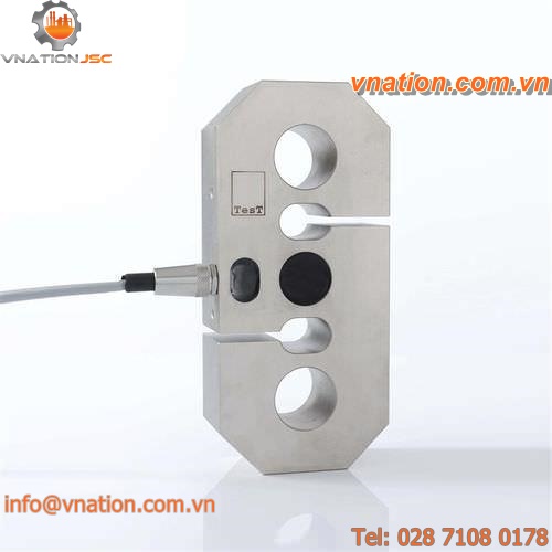 tension force transducer / S-beam / high-accuracy / stainless steel