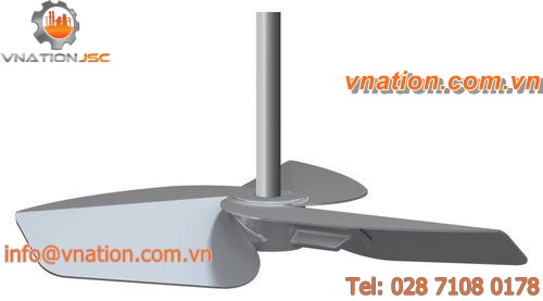 mixer impeller / 3-blade / axial-flow