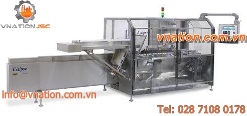 horizontal cartoner / automatic / intermittent-motion / for medical devices