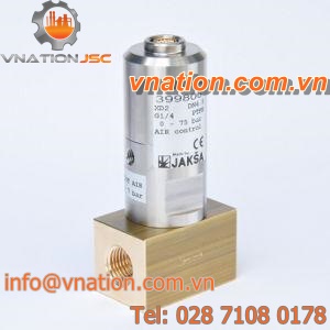 piston valve / brass / air-operated / exhaust