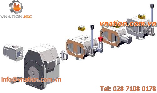 piston air motor / gear