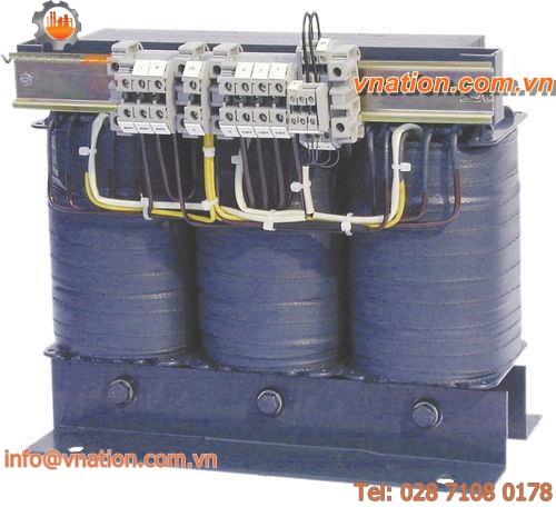isolation transformer / three-winding / encapsulated / three-phase