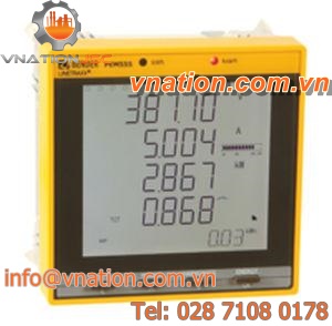 electrical network measuring device / power quality / AC current / frequency