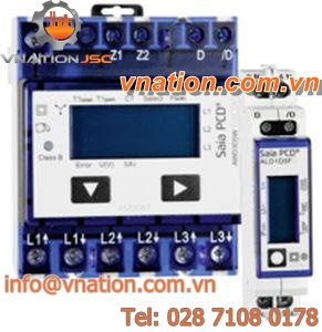 electric energy meter / DIN rail / RS-485 / MID certified