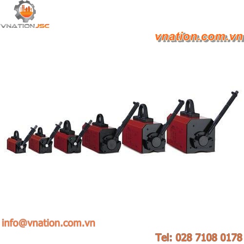 permanent lifting magnet / for sheet metal / portable / manual