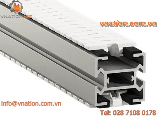 compact conveyor / aluminum / modular / horizontal