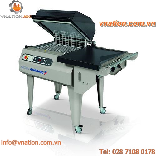 packaging machine with heat shrink film / bell type / food / manual