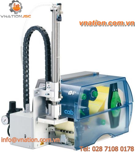 thermal transfer label printer-applicator / monochrome / for labels / automatic