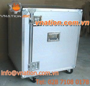 aluminum crate / transport / on casters