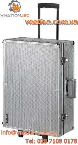 transport case / aluminum / wheeled