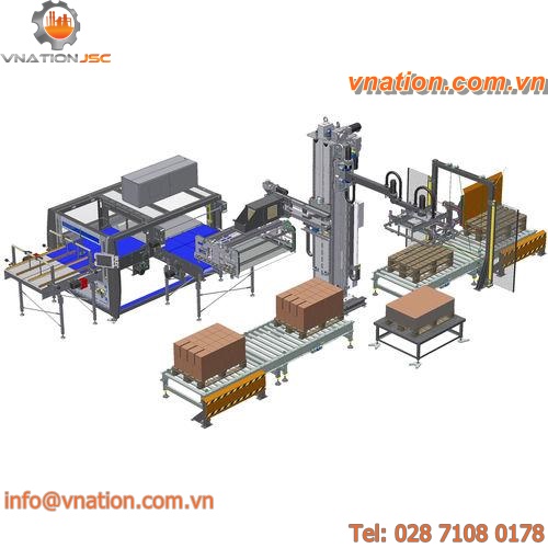 tower palletizer / articulated / cartesian / telescopic
