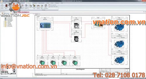 electrical CAD software / electrical schematics / 3D / real-time