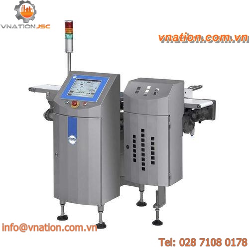 box packaging checkweigher / bag / case / for the food industry