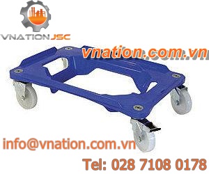transport cart / multipurpose / plastic / stacking