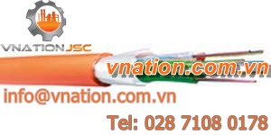 fiber optic cable / multi-tube / loose tube / for radio broadcasting
