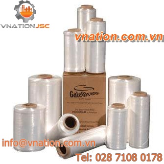 stretch film / roll / transparent / for wrapping machines