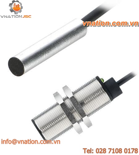 Hall effect proximity sensor / reed / cylindrical M18 / cylindrical