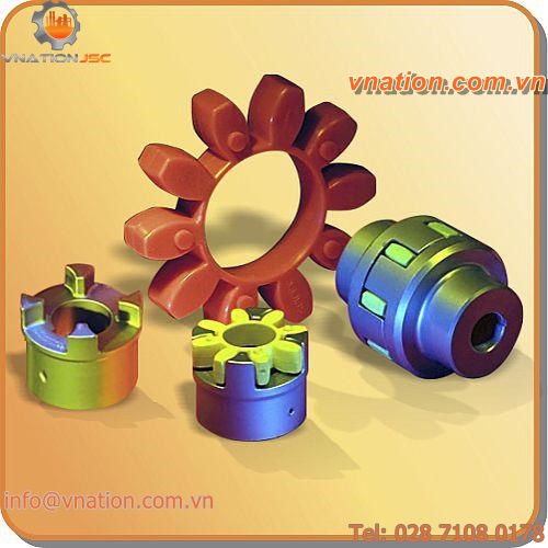 torsionally flexible coupling / cast iron / aluminum / steel